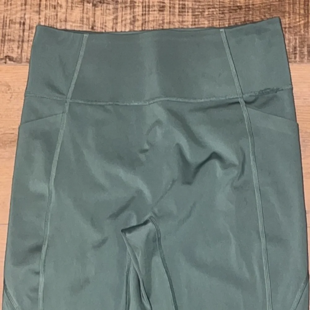 Puma HR Training Green Leggings with pockets Medium - Picture 2 of 8
